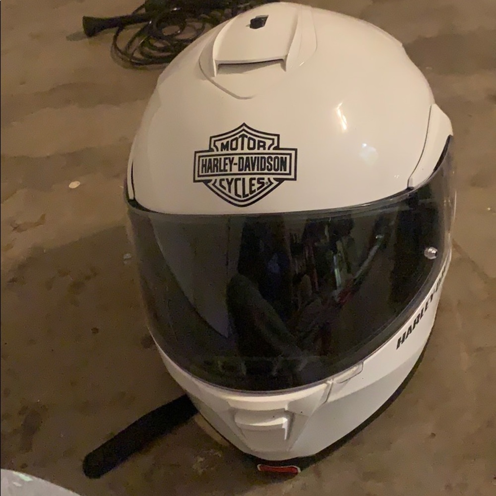 Harley Davidson motorcycle helmet